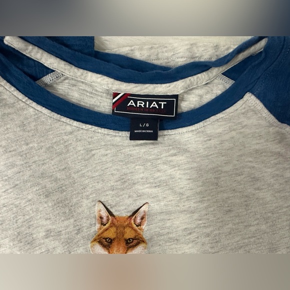 Ariat Fox as Hunter Graphic Tee Size Large - Picture 4 of 6